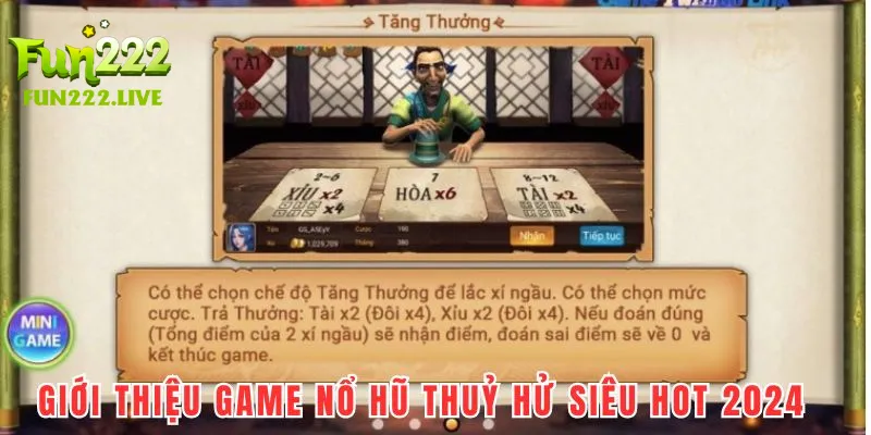 Giới thiệu game nổ hũ thủy hử siêu hot 2024